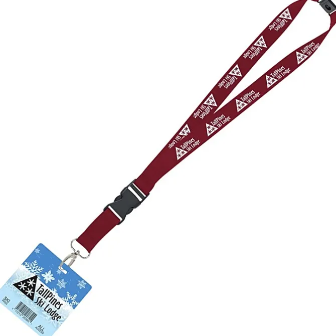 Maverick Lanyard & Badge Combo - 40 inches - 3 1/2 inches x 3 1/2 inches