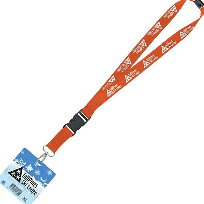 Maverick Lanyard & Badge Combo - 40 inches - 3 1/2 inches x 3 1/2 inches