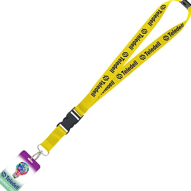 Maverick Lanyard & Badge Combo - 40 inches - 3 3/8 inches x 2 1/8 inches