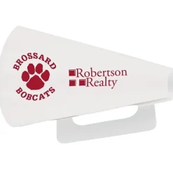 Megaphone - Round - 10 inches - White