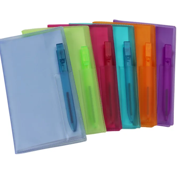 Memo Book with Flat Pen - Translucent