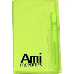 Memo Book with Flat Pen - Translucent