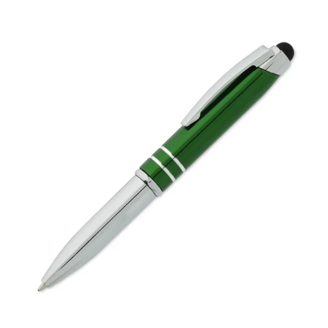 Mercury Stylus Metal Pen with Flashlight - Laser Engraved - 24 hr