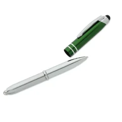 Mercury Stylus Metal Pen with Flashlight - Laser Engraved - 24 hr