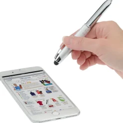 Mercury Stylus Metal Pen with Flashlight - Screen