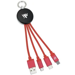 Metallic Light-Up Logo Charging Cable