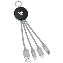 Metallic Light-Up Logo Charging Cable