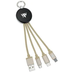 Metallic Light-Up Logo Charging Cable