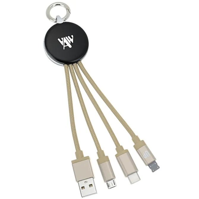 Metallic Light-Up Logo Charging Cable