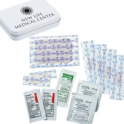 Metal Tin First Aid Kit - 24 hr