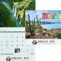 Mexico Calendar - Spiral