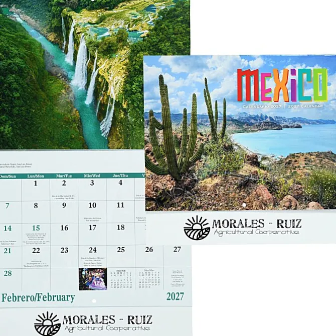 Mexico Calendar - Stapled