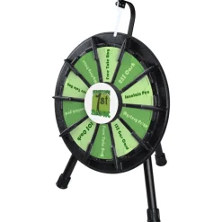 Micro Tabletop Prize Wheel with Case - Blank