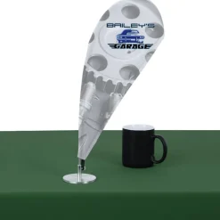 Micro Teardrop Tabletop Sail Sign - Two Sided