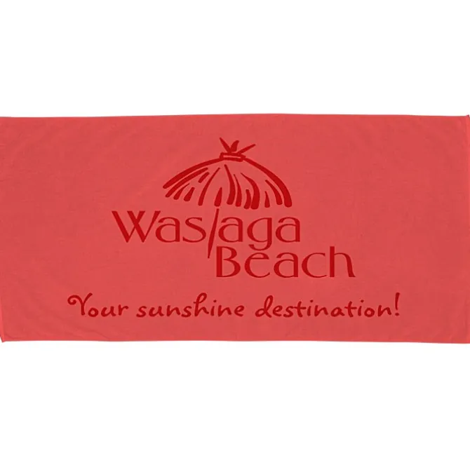 Midsize Velour Beach Towel - Colors - 24 hr