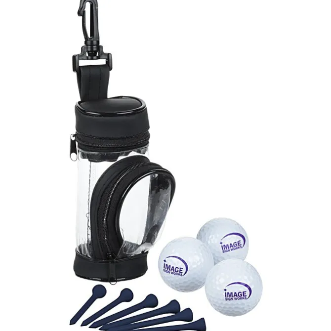 Mini Golf Ball Bag Tee Pack