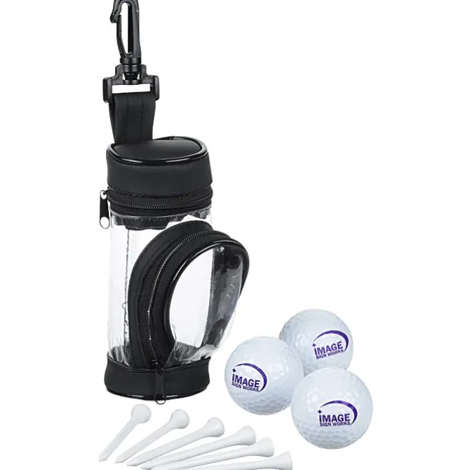 Mini Golf Ball Bag Tee Pack
