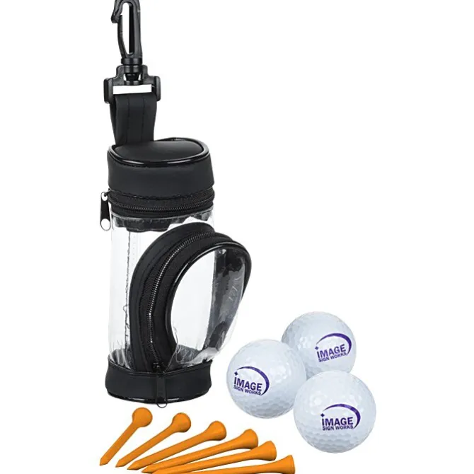 Mini Golf Ball Bag Tee Pack