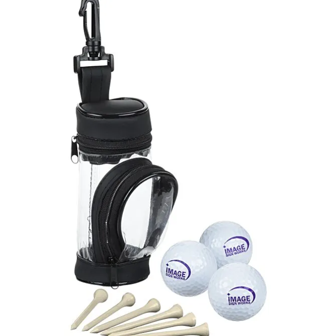 Mini Golf Ball Bag Tee Pack
