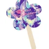 Mini Hand Fan - Flower - Full Color - 24 hr