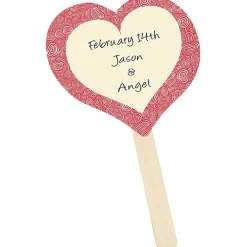 Mini Hand Fan - Heart - Full Color