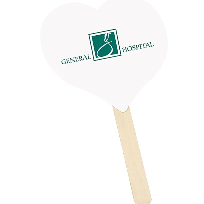 Mini Hand Fan - Heart - 24 hr