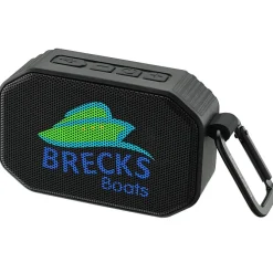 Mini Magnetic Outdoor Speaker with Carabiner - Full Color