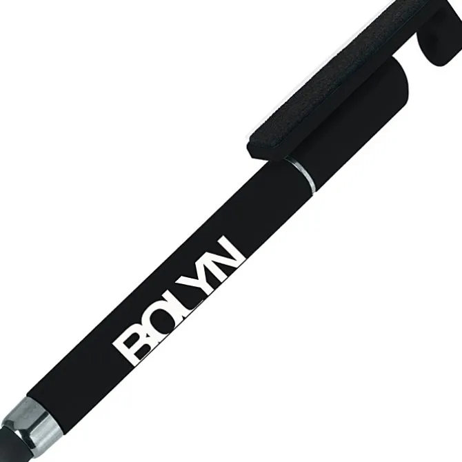 Mini Stylus Pen with Phone Stand and Screen Cleaner