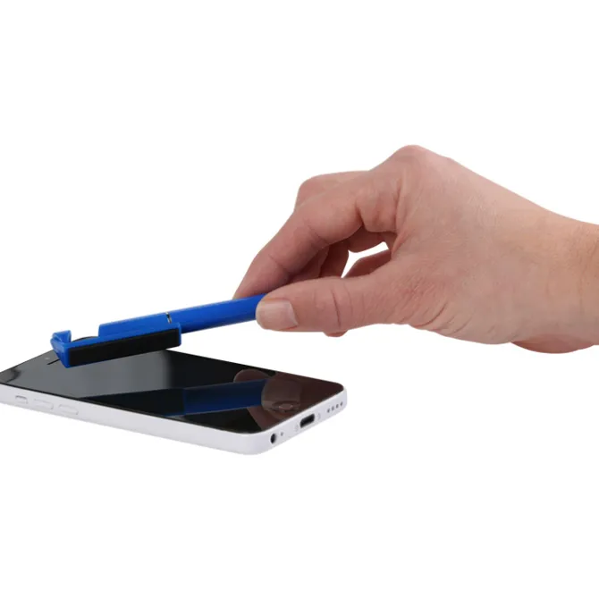 Mini Stylus Pen with Phone Stand and Screen Cleaner