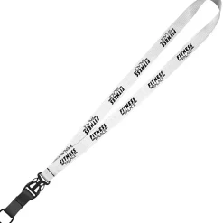 Mix and Match Econ Polyester Lanyard - 3/4 inch - 38 inches - Metal Split Ring