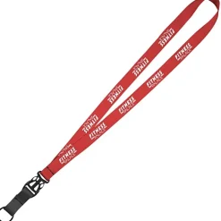 Mix and Match Econ Polyester Lanyard - 3/4 inch - 38 inches - Metal Split Ring
