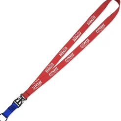 Mix and Match Econ Polyester Lanyard - 3/4 inch - 38 inches - Metal Split Ring