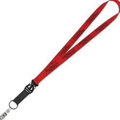 Mix and Match Econ Polyester Lanyard - 3/4 inch - 38 inches - Snap with Metal Bulldog Clip
