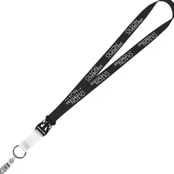 Mix and Match Econ Polyester Lanyard - 3/4 inch - 38 inches - Snap with Metal Bulldog Clip