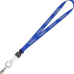 Mix and Match Econ Polyester Lanyard - 3/4 inch - 38 inches - Snap with Metal Bulldog Clip