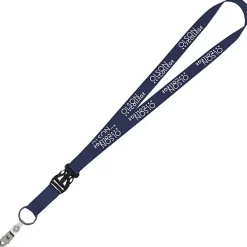 Mix and Match Econ Polyester Lanyard - 3/4 inch - 38 inches - Snap with Metal Bulldog Clip