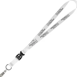 Mix and Match Econ Polyester Lanyard - 3/4 inch - 38 inches - Snap with Metal Bulldog Clip