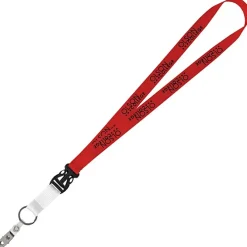 Mix and Match Econ Polyester Lanyard - 3/4 inch - 38 inches - Snap with Metal Bulldog Clip