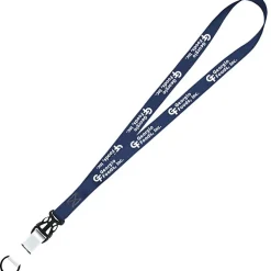 Mix and Match Smooth Nylon Lanyard - 3/4 inch - 38 inches - Metal Split Ring