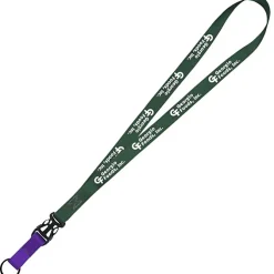Mix and Match Smooth Nylon Lanyard - 3/4 inch - 38 inches - Metal Split Ring