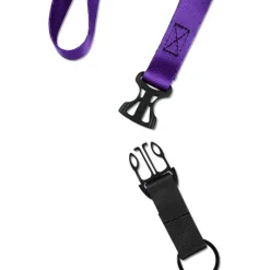Mix and Match Smooth Nylon Lanyard - 3/4 inch - 38 inches - Metal Split Ring
