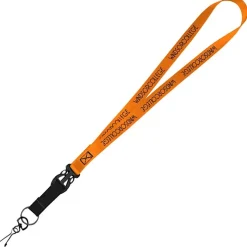 Mix and Match Smooth Nylon Lanyard - 3/4 inch - 38 inches - Metal Swivel Snap Hook