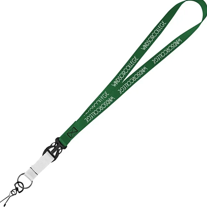 Mix and Match Smooth Nylon Lanyard - 3/4 inch - 38 inches - Metal Swivel Snap Hook