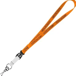 Mix and Match Smooth Nylon Lanyard - 3/4 inch - 38 inches - Metal Swivel Snap Hook