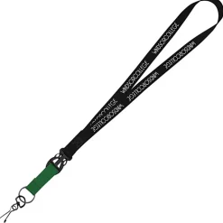 Mix and Match Smooth Nylon Lanyard - 3/4 inch - 38 inches - Metal Swivel Snap Hook