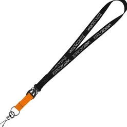 Mix and Match Smooth Nylon Lanyard - 3/4 inch - 38 inches - Metal Swivel Snap Hook