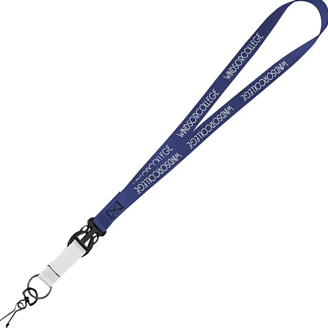 Mix and Match Smooth Nylon Lanyard - 3/4 inch - 38 inches - Metal Swivel Snap Hook