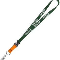 Mix and Match Smooth Nylon Lanyard - 3/4 inch - 38 inches - Snap with Metal Bulldog Clip