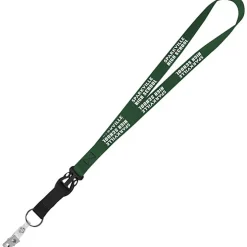 Mix and Match Smooth Nylon Lanyard - 3/4 inch - 38 inches - Snap with Metal Bulldog Clip