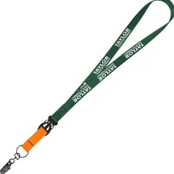 Mix and Match Smooth Nylon Lanyard - 3/4 inch - 38 inches - Metal Bulldog Clip